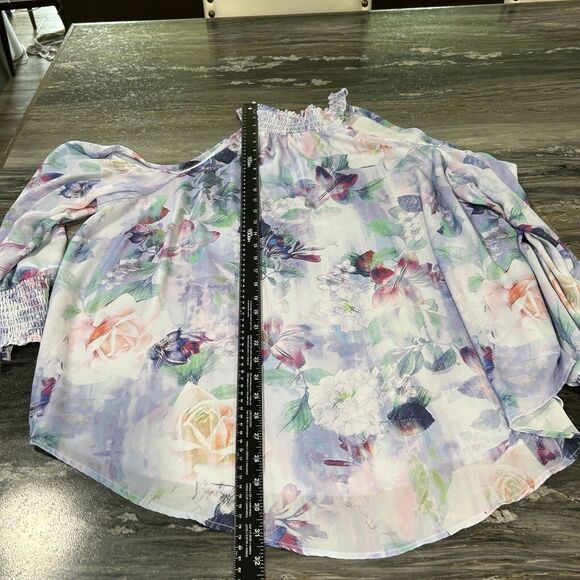 Torrid Womens Sleeveless Top Pink 4X Lightweight Breathable Pastel Flora… - Picture 9 of 10